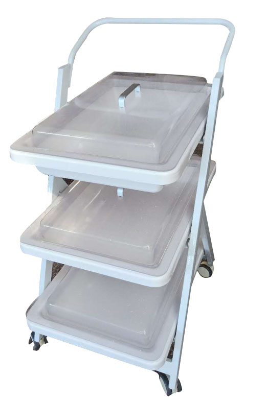 分層設(shè)計(jì)，拿取方便——內(nèi)鏡轉(zhuǎn)運(yùn)車(chē)